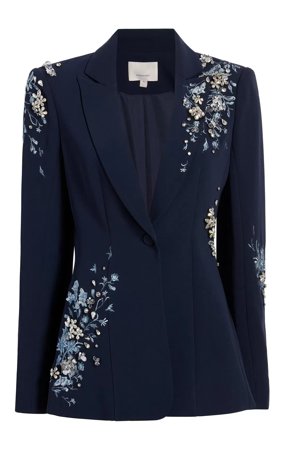 Coastal Floral Embellished Cheyenne Blazer*Cinq à Sept Fashion