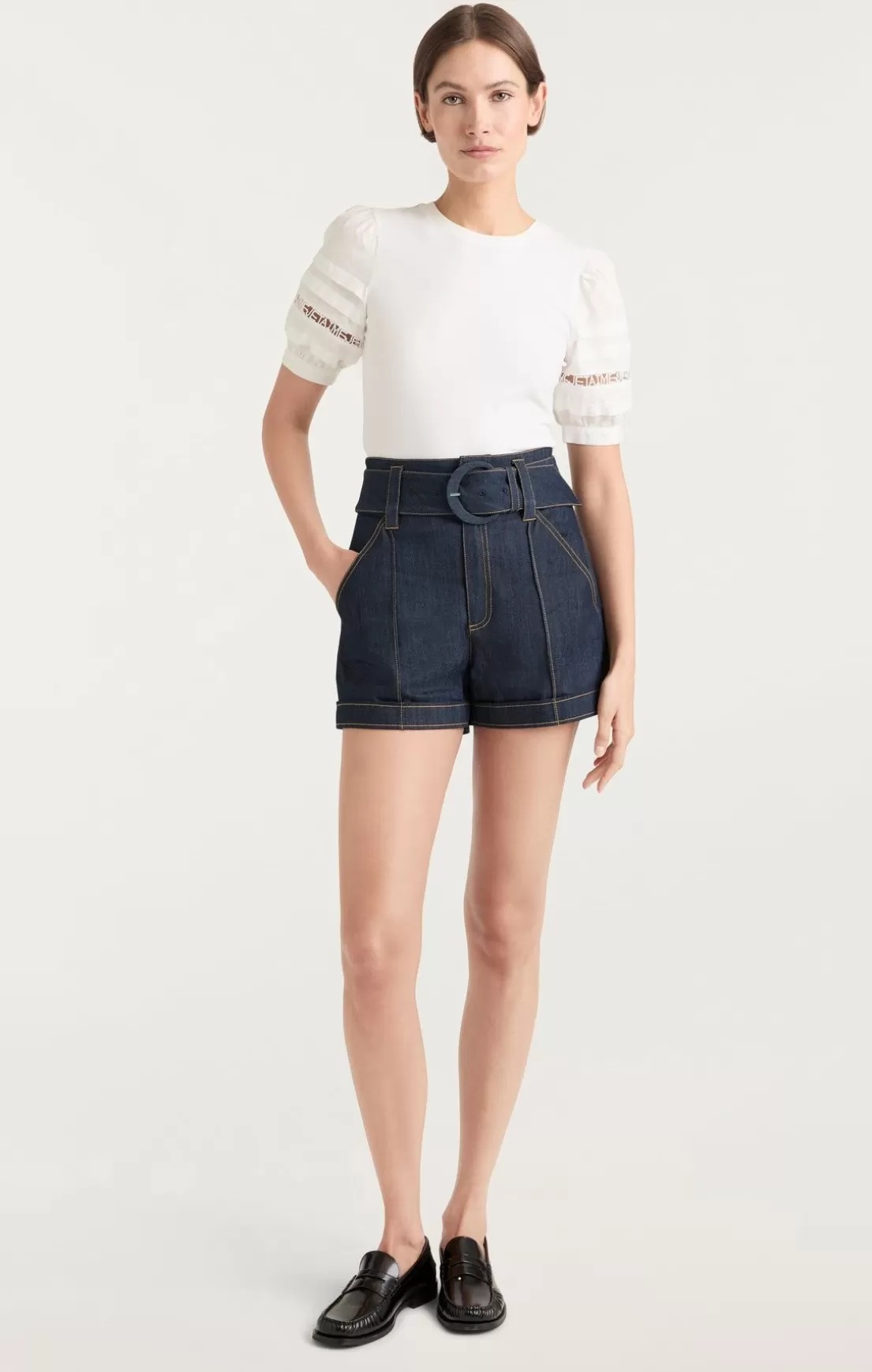 Denim Aldi Short*Cinq à Sept Discount