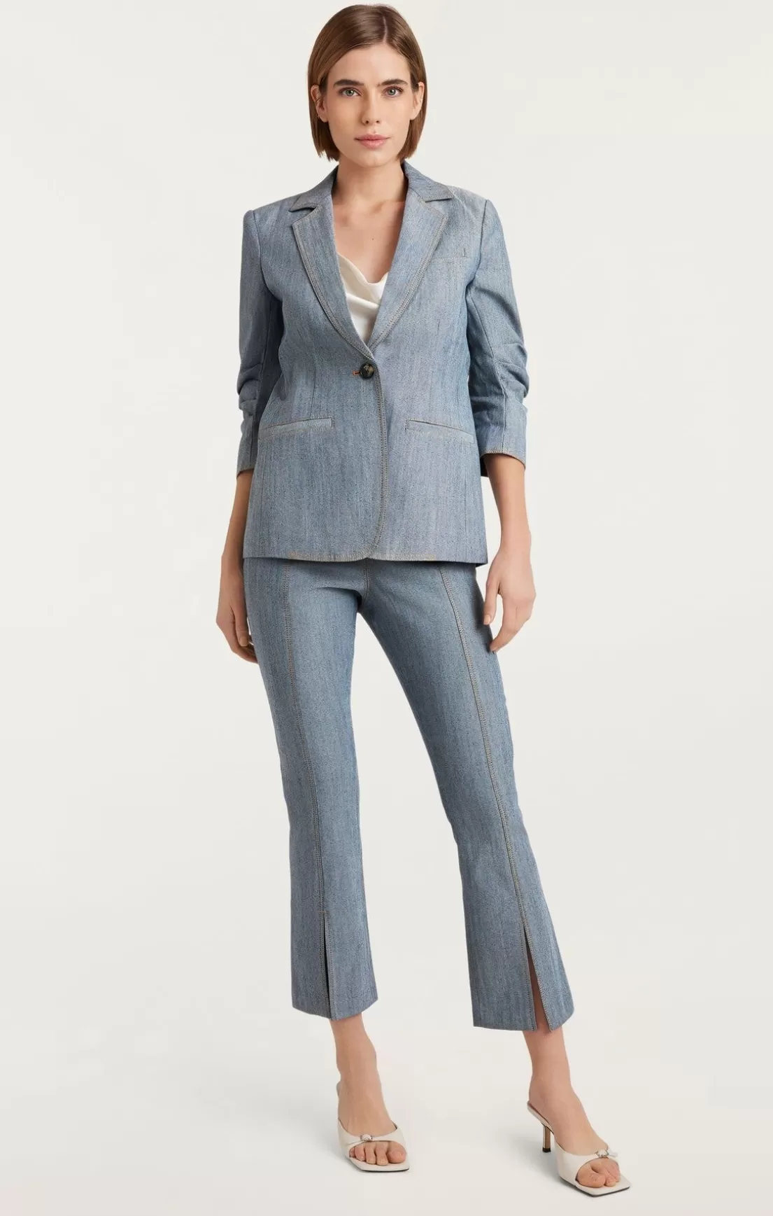 Denim Khloe Blazer*Cinq à Sept Flash Sale