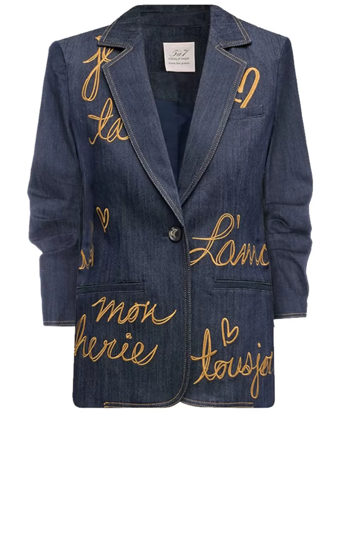 Denim Lamour Khloe Blazer*Cinq à Sept Outlet