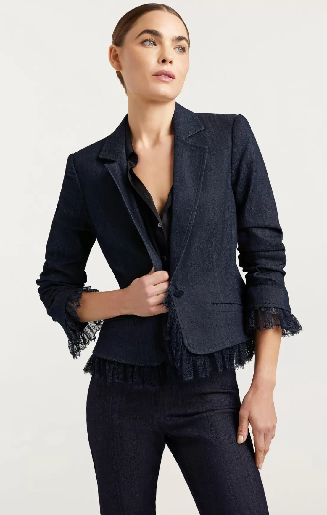 Denim Le Petit Roxie Blazer*Cinq à Sept Sale