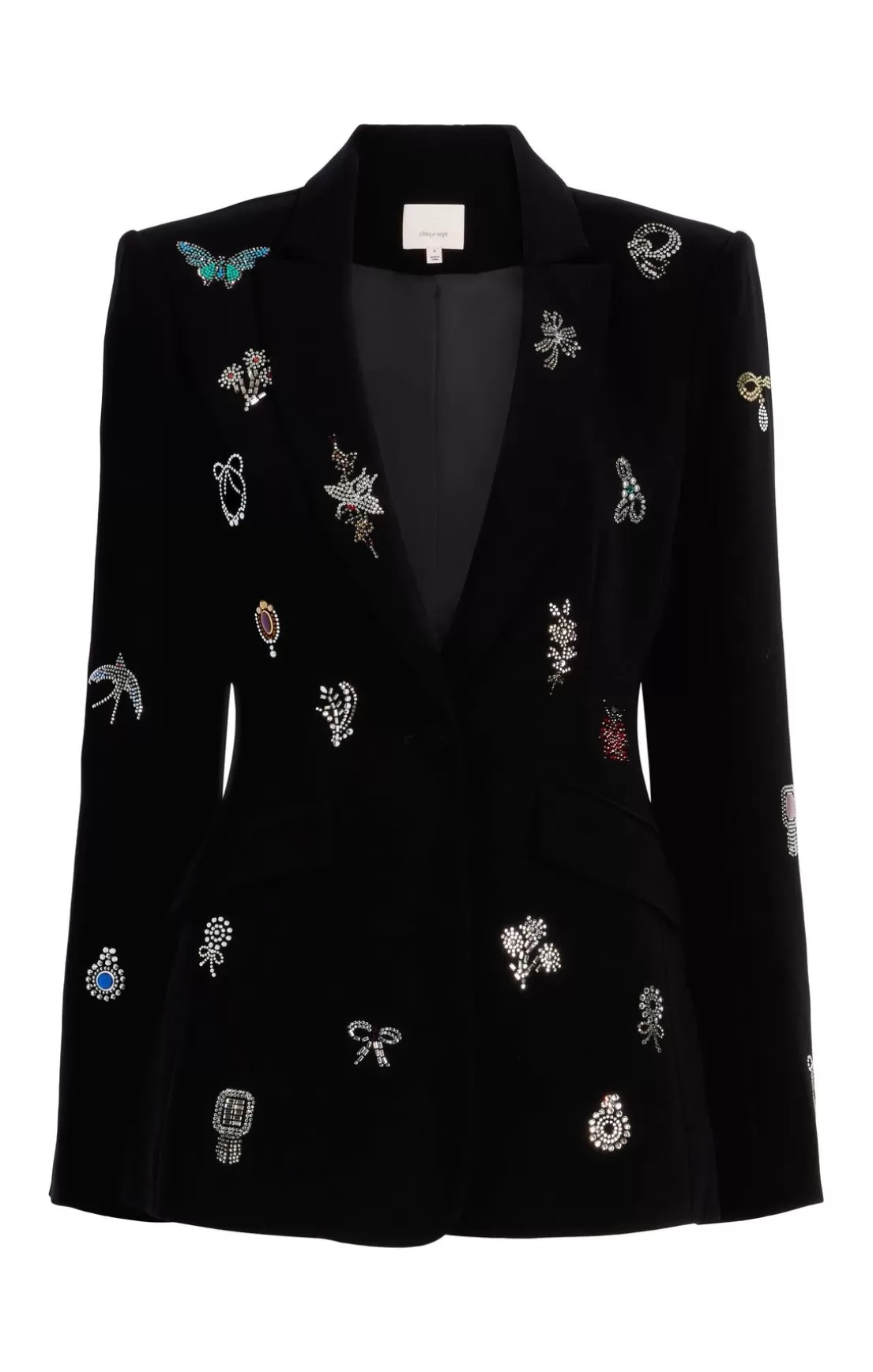 Heatset Brooches Embellished Cheyenne Blazer*Cinq à Sept Online