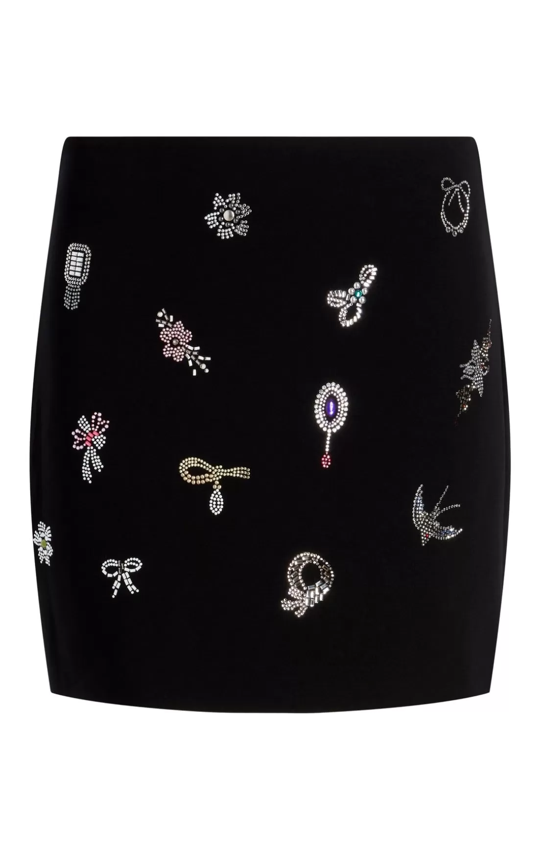 Heatset Brooches Embellished Doris Skirt*Cinq à Sept Fashion