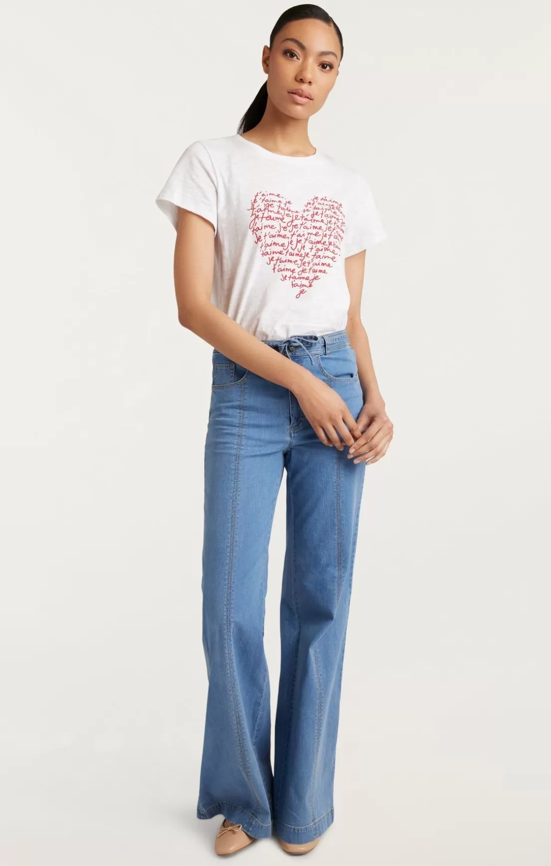 Je T'Aime Heart Tee*Cinq à Sept Sale