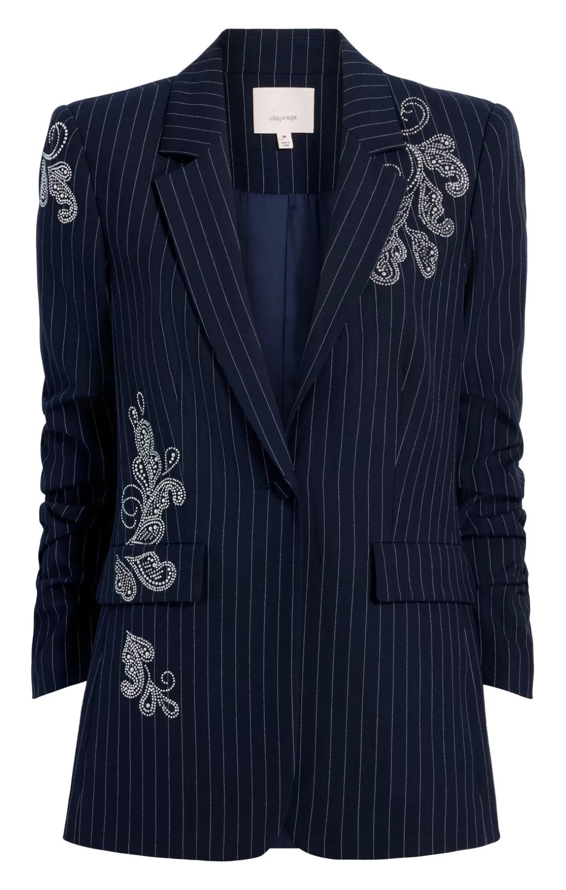 Paisley Pinstripe Khloe Blazer*Cinq à Sept Clearance