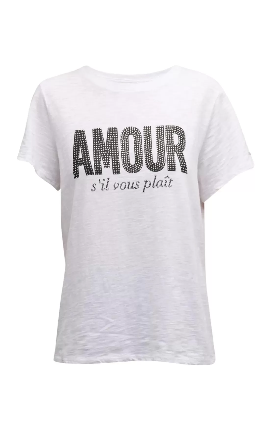 Rhinestone Amour Sil Vous Plait Tee*Cinq à Sept Shop