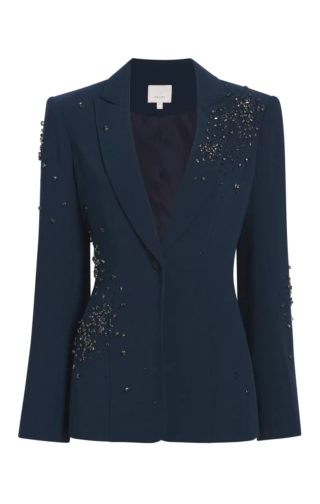 Rhinestone Crackle Embellished Cheyenne Blazer*Cinq à Sept Store