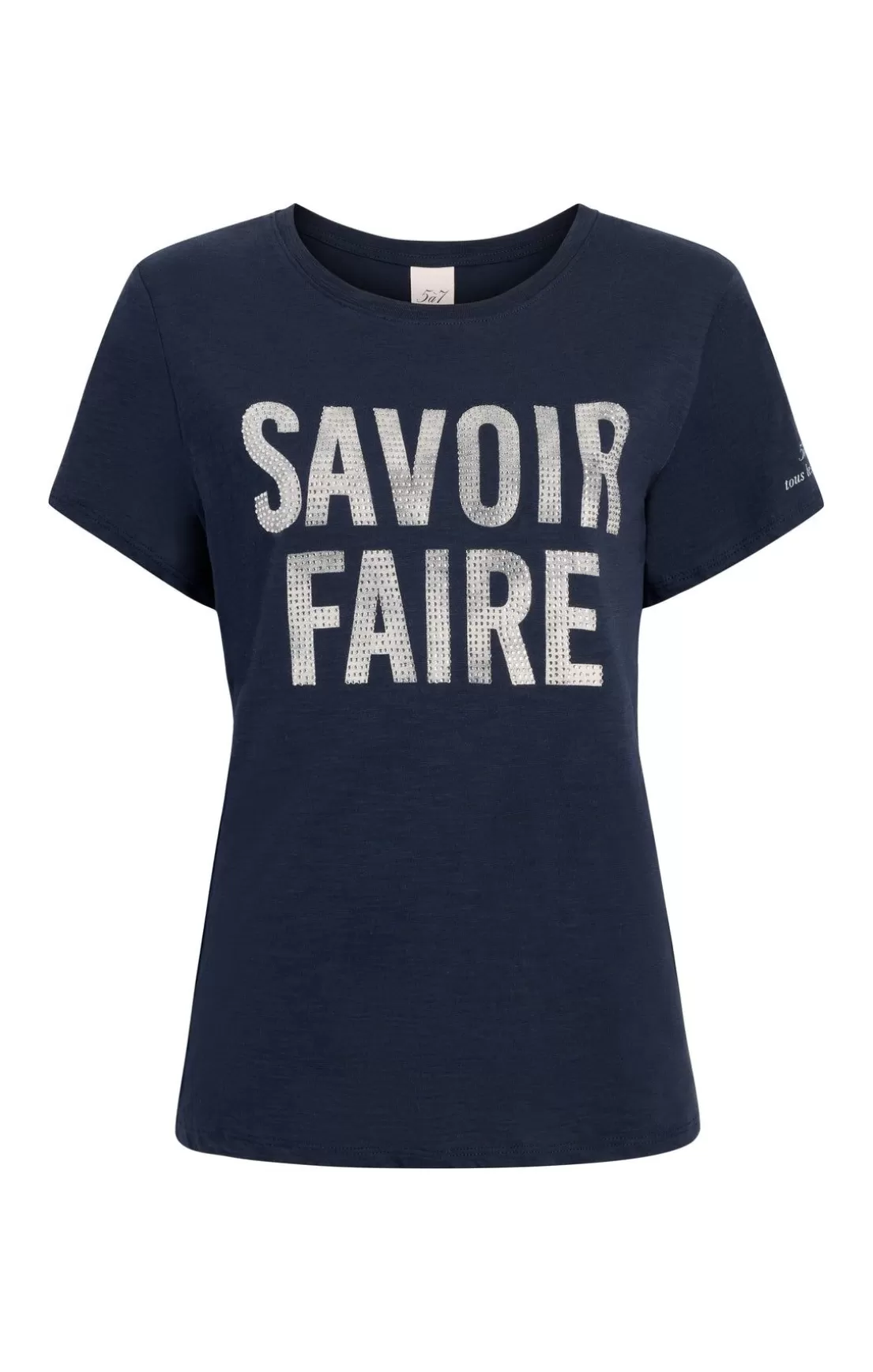 Rhinestone Savoir Faire Tee*Cinq à Sept Cheap