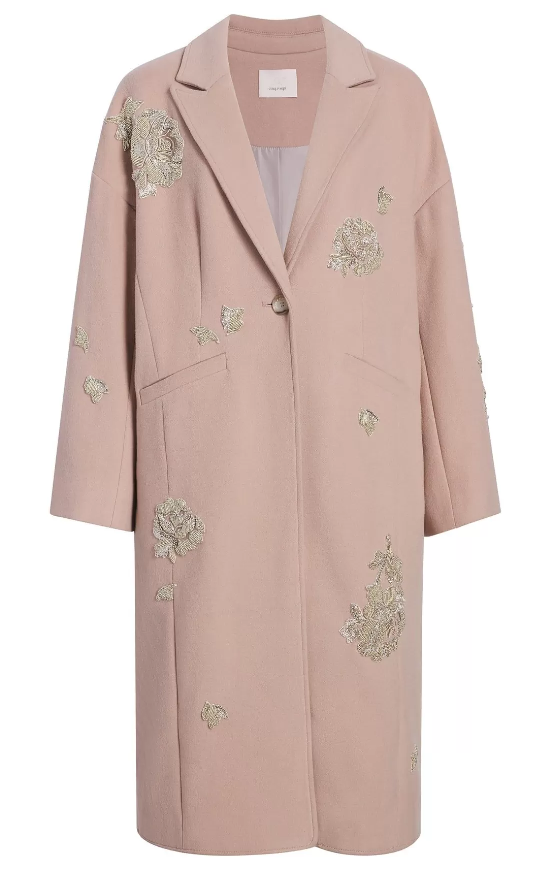 Rose Embellished Gravis Coat*Cinq à Sept Cheap