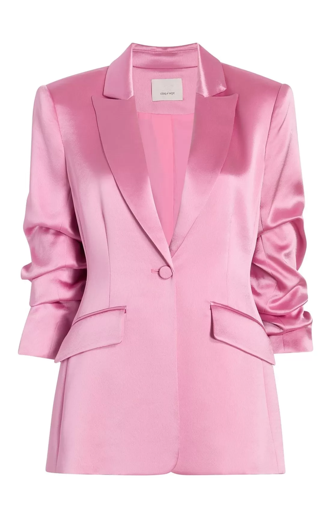 Smooth Satin Scrunched Cheyenne Blazer*Cinq à Sept Outlet