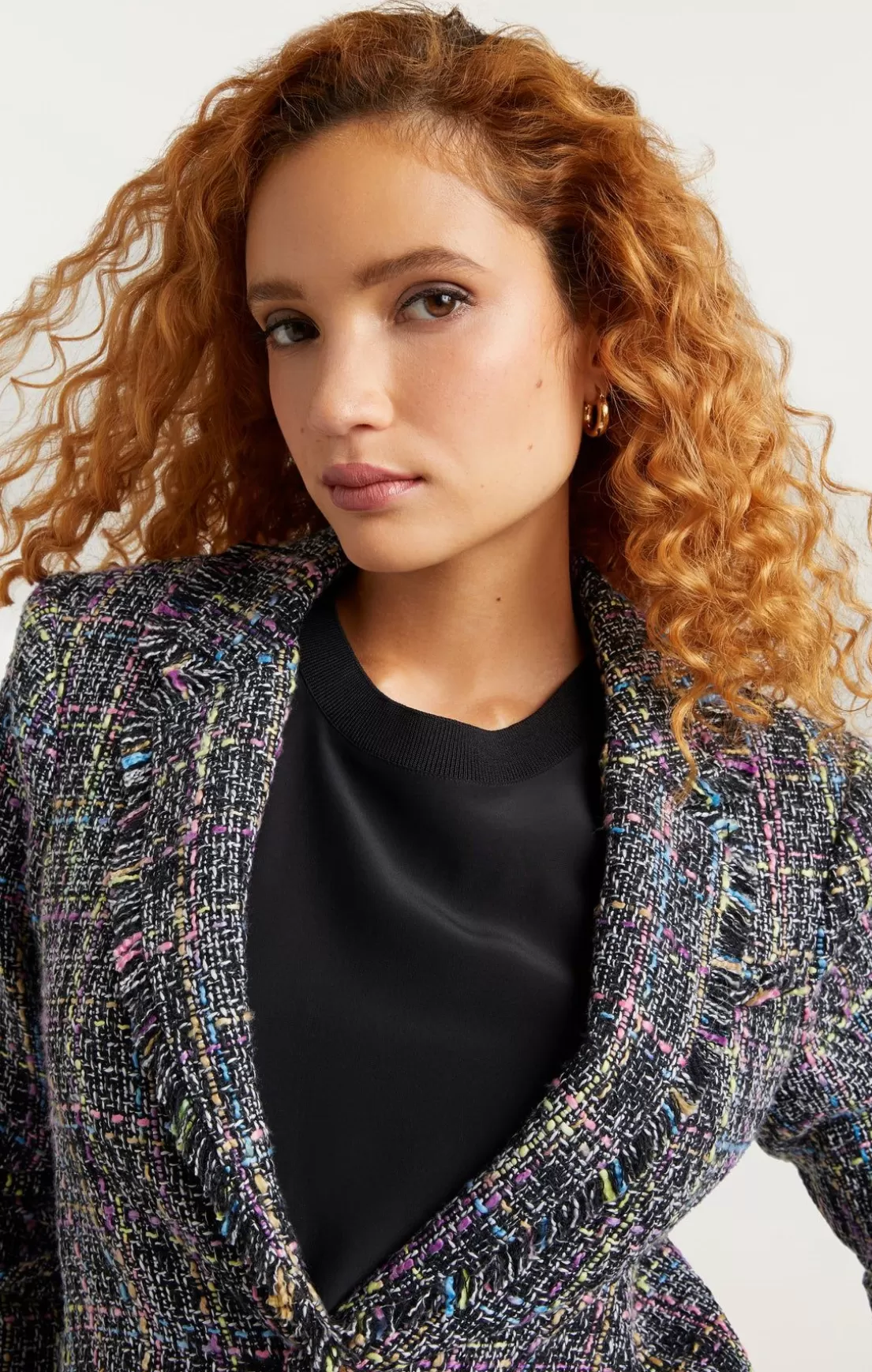 Spacedye Tweed Khloe Blazer*Cinq à Sept Best