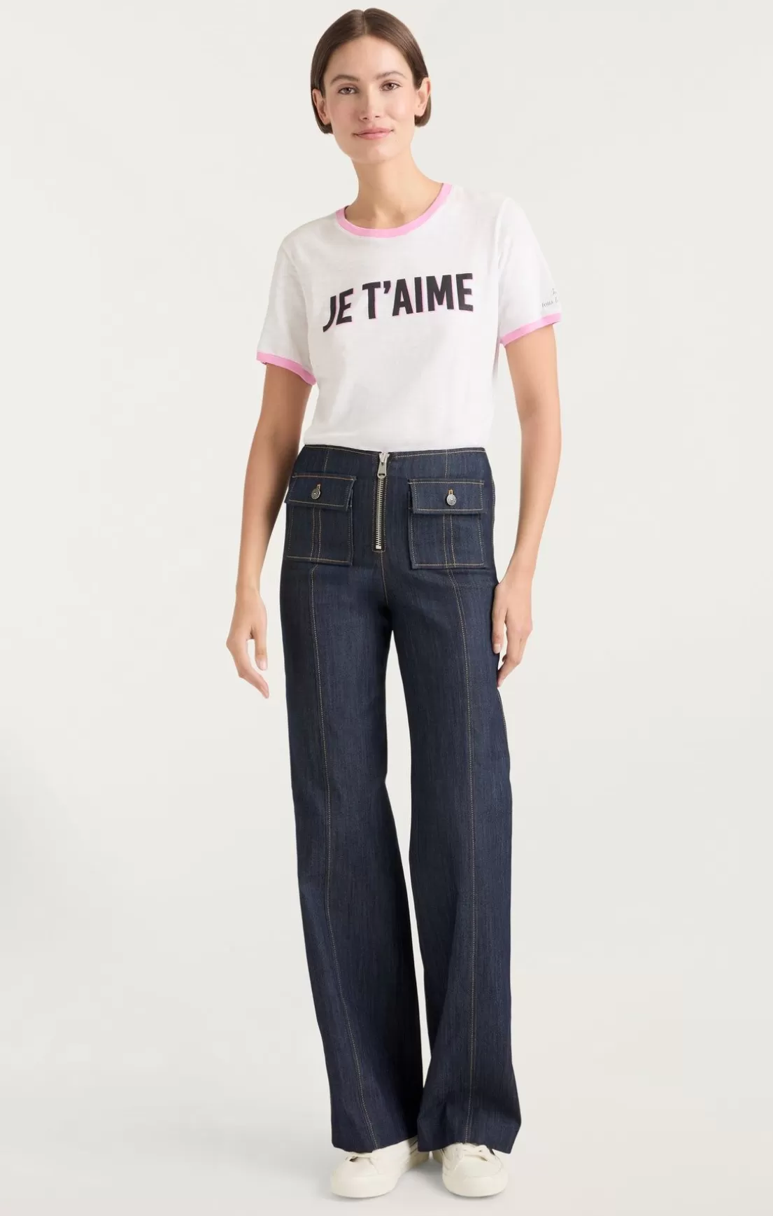 Two Tone Je T'Aime Tee*Cinq à Sept New